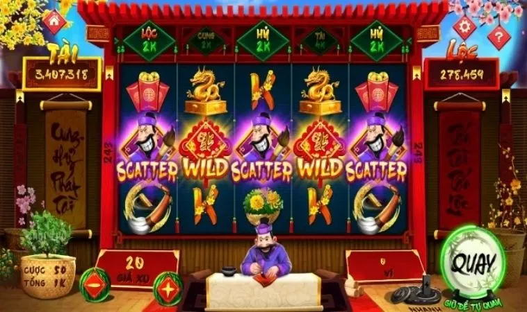 Các biểu tượng trong game nổ hũ Ông Đồ tại AE888